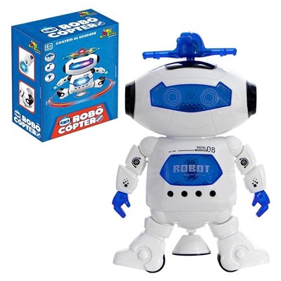 Robô Cóptero - Dança Gira e Acende Luz - 309 - Zein