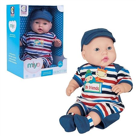Boneco Bebê Miyo Menino - 2246 -  Cotiplás
