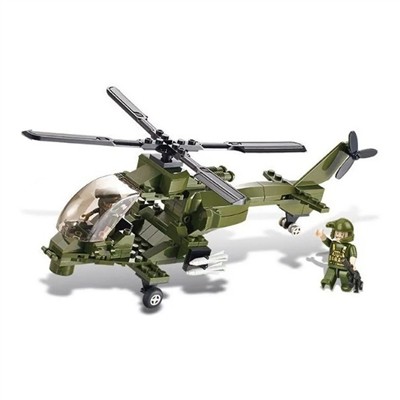 Blocos de Montar - Aliança Helicóptero Míssil - 10143 - Xalingo