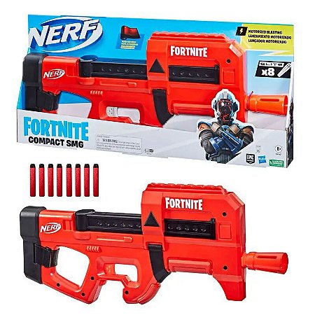 Nerf Fortnite Compact Smg - F4167 - Hasbro - Real Brinquedos