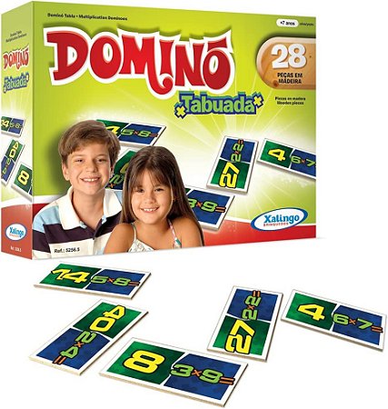 JOGO DOMINO TABUADA XALINGO