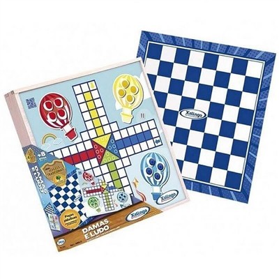 Jogo Dama e Ludo - 65509 - Xalingo - Real Brinquedos