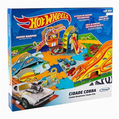 Pista Hot Wheels - Cidade De Cobra - 23209 - Xalingo - Real Brinquedos
