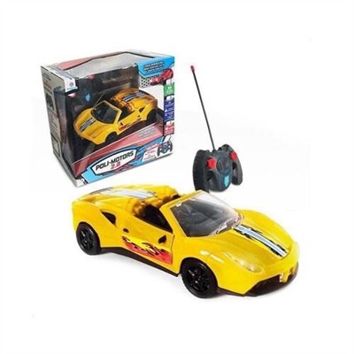 Carrinho Controle Remoto - Amarelo - 21 Funções - CAR505 - Polibrinq