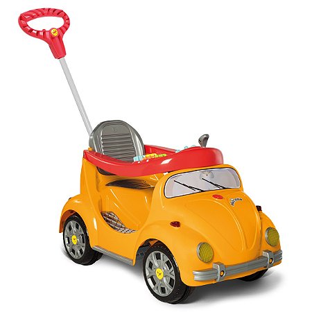 Carrinho de Passeio e Pedal - Fouks Amarelo - 997 - Calesita - Real  Brinquedos