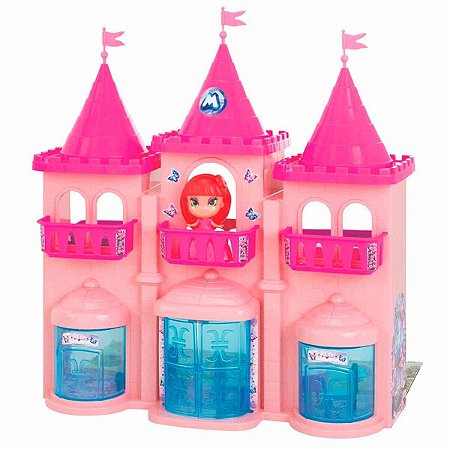 Castelo Princesa Meg Rosa - 1092 - Magic Toys