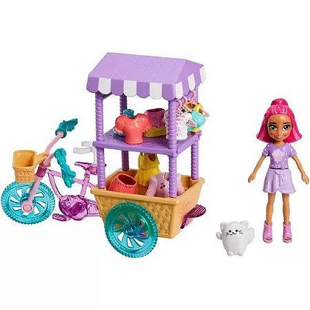 Polly Pocket Mattel Caminhão De Sorvetes