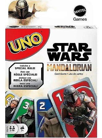 Jogo Uno - Star Wars Mandalorian - HJR23 - Mattel