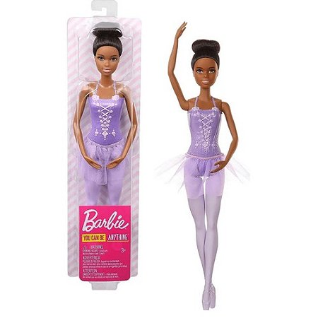 Boneca Barbie Bailarina - Negra - GJL61 - Mattel