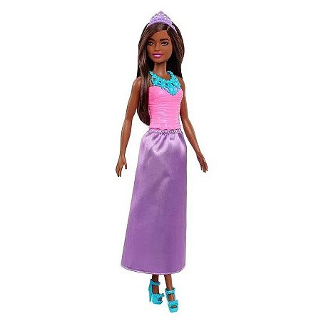 Boneca Barbie Princesa Dreamtopia - Saia Roxa - HGR00 - Mattel