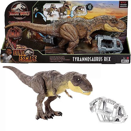 Jurassic World T-Rex Fuga Extrema - GWD67  - Com som - Mattel
