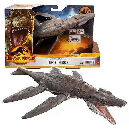 Jurassic World Dominio Liopleurodon -  Com Som - HDX38 - Mattel