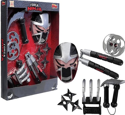 Kit Força Ninja Mascara e Acessorios  - ZP00534 -  Zoop Toys