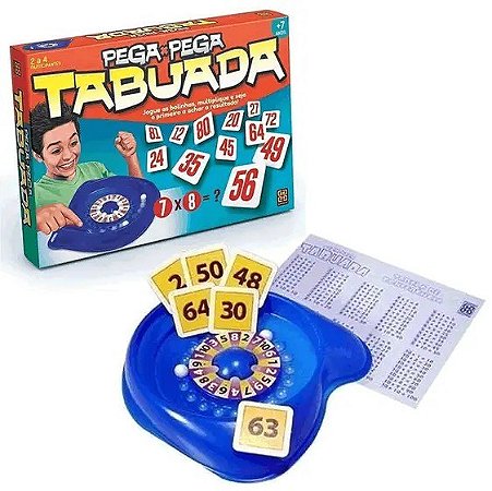 Jogo Pega Pega Tabuada - 1467 - Grow