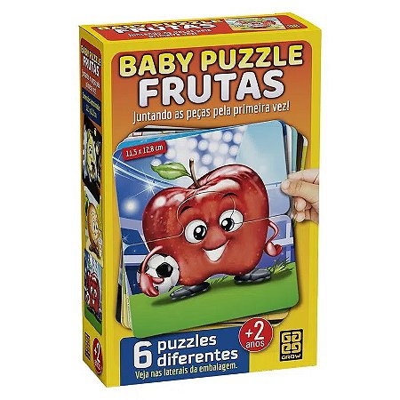Quebra-Cabeça - Puzzle Frutas - 4033 - Grow