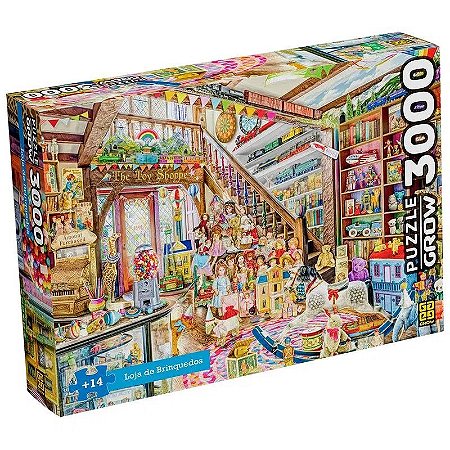 Quebra Cabeça - Puzzle 3000 peças - Loja de Brinquedos - 4258