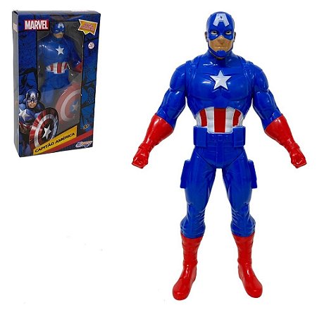 Boneco Marvel - Capitão América - 22Cm - 885222 - Semaan