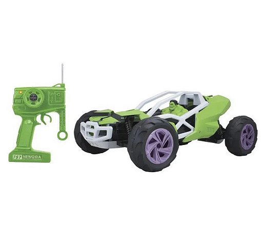 Carrinho de Controle Remoto Hulk Monster Buggy - 30 cm -  7 Funções - 9211 - Candide