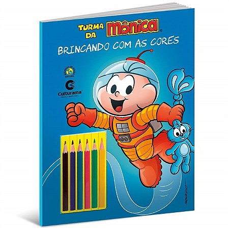 Livro Brincando Com as Cores Cebolinha Universo - 020210502 - Culturama