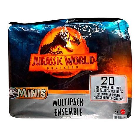 Jurassic World Multipack 20 Mini Dinossauros - Sortidos - GYY79 - Mattel
