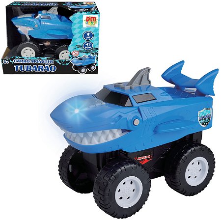 Carro Monster - Tubarão - DMT6328 - Dm Toys