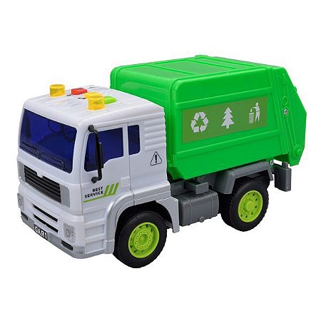 Carro De Fricção - Coleta de Lixo - DMT5699 - Dm Toys