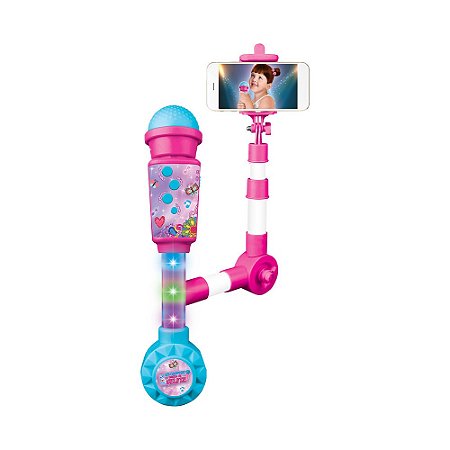 Microfone Mania de Selfie - DMT6173 - Dm Toys