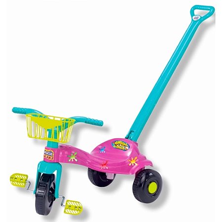 Tico-Tico Velotrol Triciclo Infantil Bala Com Alça - 2516 - Magic Toys -  Real Brinquedos