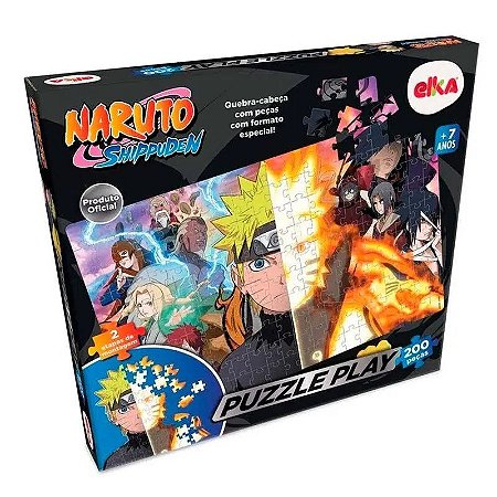 Quebra-Cabeça - Naruto - 200 Peças - Puzzle - 1153 - Elka