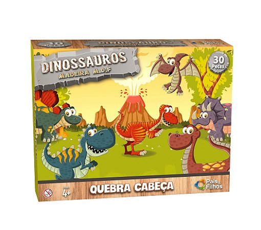 Todo Livro - Dinossauro em Quebra Cabeça