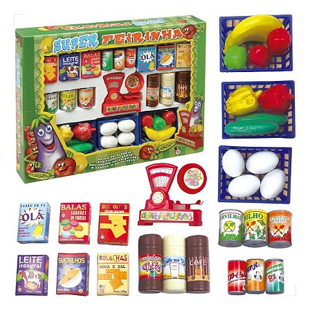 Supermercado Infantil - Kit Super Feirinha - 636 - Pica Pau