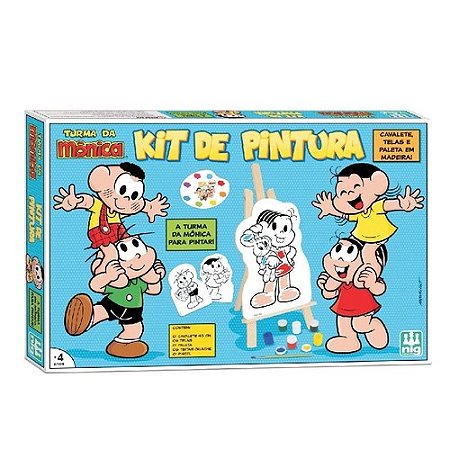 Brinquedo Infantil Jogo Kit Pintura Patrulha Canina Nig - Kit de