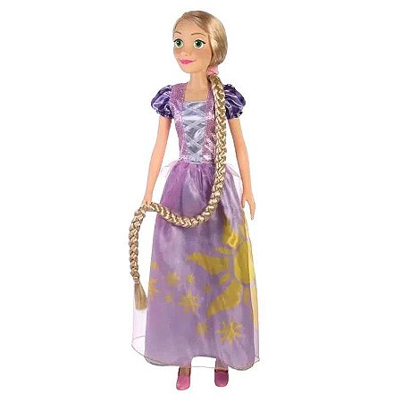 Boneca Princesa Rapunzel - 2008 - 80 Cm - NovaBrink