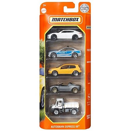 Hot Wheels kit com 5 Carrinhos. Sortido - Mattel –