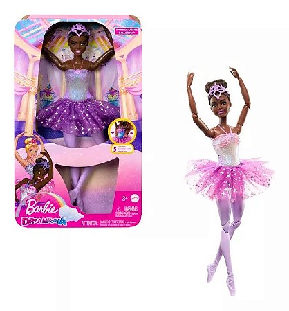 Boneca Barbie Princesa Dreamtopia Tranças Mágicas, com cabelo