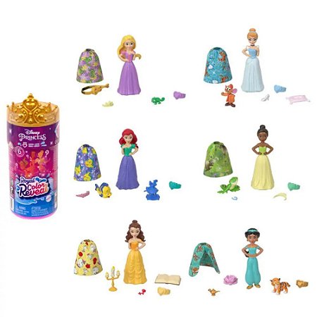 Boneca Disney Surpresa - Color Reveal Real - HMB69 -  Mattel