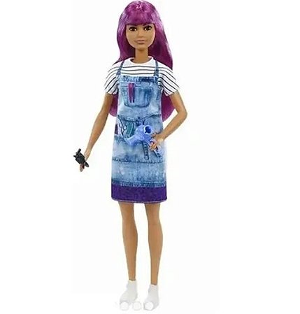 Boneca Barbie Profissões Cabeleireira Fashion - DVF50 - Mattel - Real  Brinquedos