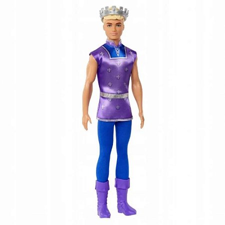 Boneco Príncipe Ken - Loiro - HLC21/HLC23 - Mattel - Real Brinquedos