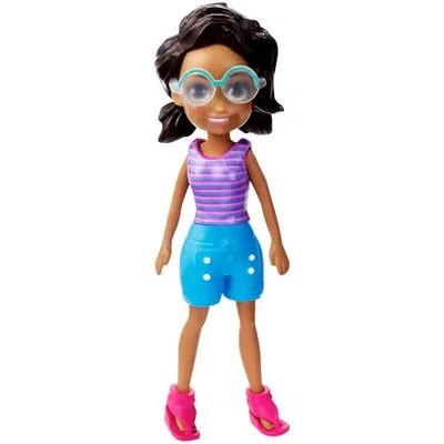 Boneca Polly Pocket Básica - Shani - Short Azul - FWY19 - Mattel