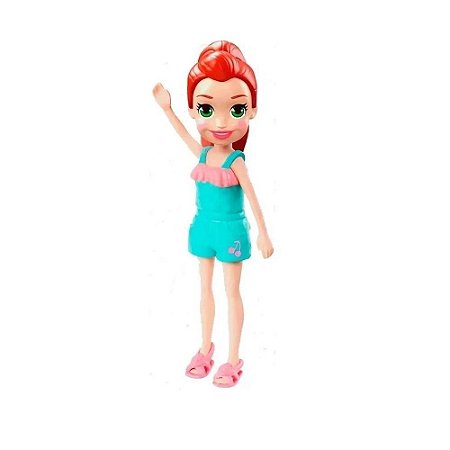 Boneca Polly Pocket - Lila -  Macacão Azul - FWY19  - Mattel