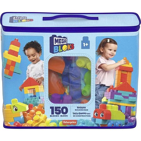 Mega Bloks - Sacola Jumbo - 150Pc - Pre Escolar - HHM96 - Mattel