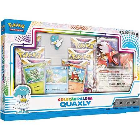 Pokémon - Box Coleção Paldea Quaxly - 32528 - Copag