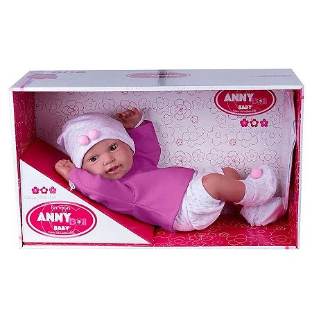 Anny Doll Baby Menina Cotiplas - lojapontokids