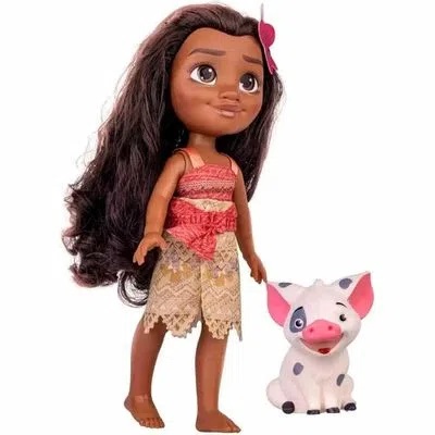 Boneca Princesa Moana Disney Bebê Baby 36 Cm 2504 Cotiplás em