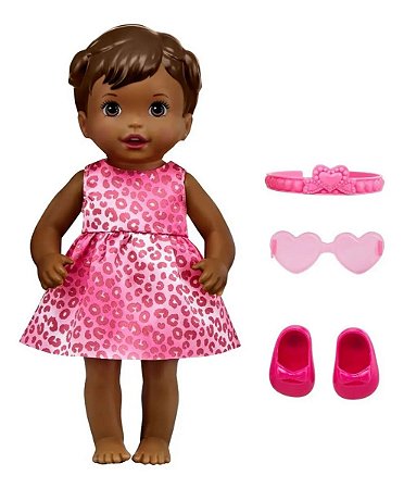 Boneca Little Mommy Negra - Vamos Brincar de se Fantasia - Real Brinquedos