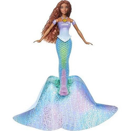 Boneca Disney Pequena Sereia - Ariel Hora da Transformação - HLX13 Mattel