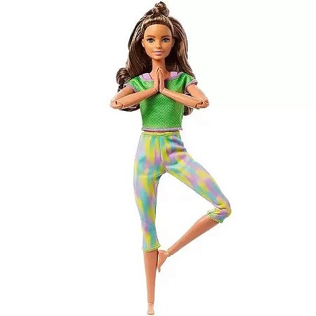 Boneca Barbie Articulada - Feita Para Mexer - Yoga - Loira