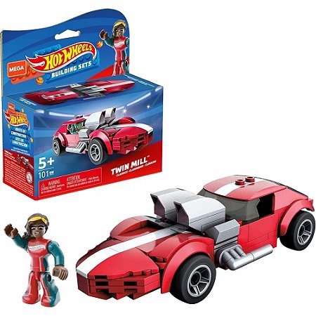 Blocos Mega Construx - Twin Mill  Hot Wheels - GVM28 - Mattel