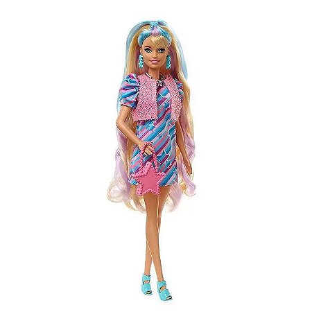 Boneca Barbie Totally Hair C/Acessórios - Tema Estrela - HCM87/HCM88 - Mattel