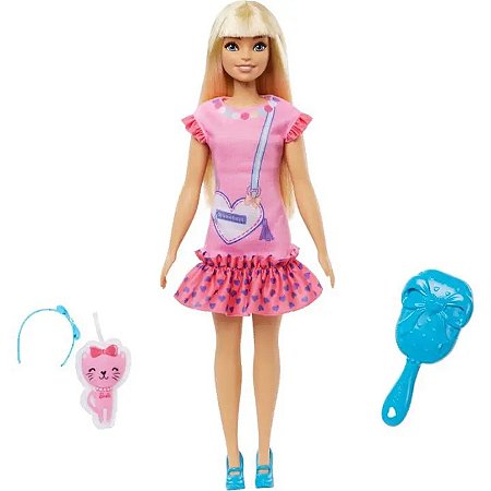 Minha Primeira Barbie - Com Pet Gatinho - HLL18 - Mattel